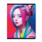 Тетрадь ученическая общая, A5+ 48 л. на скобе 65 г/м², белизна 100%, 10 шт, клетка в термоусадочной пленке, 000736 Зачарованная, Светоч 48ТЕТк-001