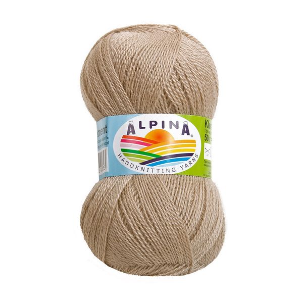 Пряжа Alpina Klement / уп.4 мот. по 50г, 300м, 14 бежевый