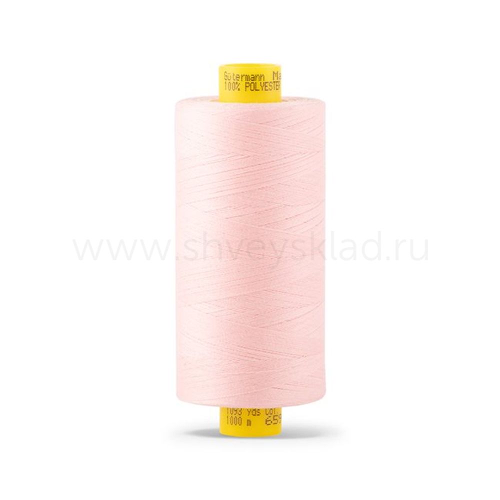 Нитка универсальная Gutermann Mara 120/2, 1000 м, 700207, 659 св.персиково-розовый, 1 катушка