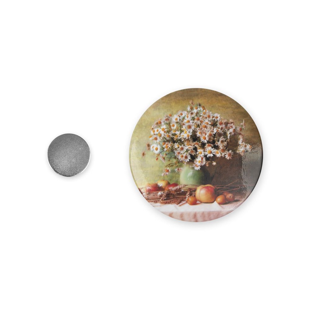 Игольница магнитная 5.6 см, №02 Букет ромашек, Gamma BEM