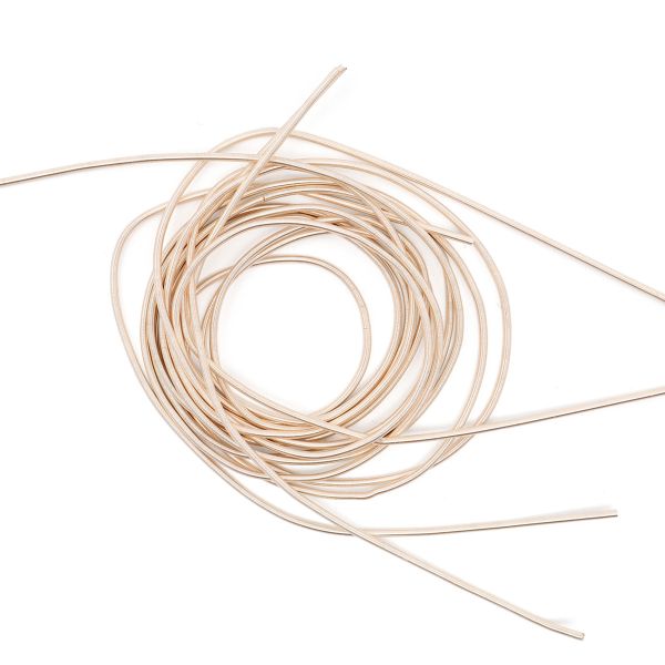 Канитель гладкая матовая Розовое золото 1 мм 5 грамм ± 0,1 гр, КМ015НН1
