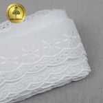 Кружево шитьё 40 мм, диз.0342, 04 сумрачно-белый, 13.71м, Kruzhevo