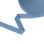 Тесьма (лента) киперная п/э с люрексом 20 мм / 50 метров, т.синий-серебристый/dark blue-silver, Gamma TPTL-20