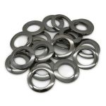 Люверсы шторные ⌀35 мм, с многоуровневым замком цвет № 7 никель, 10 шт