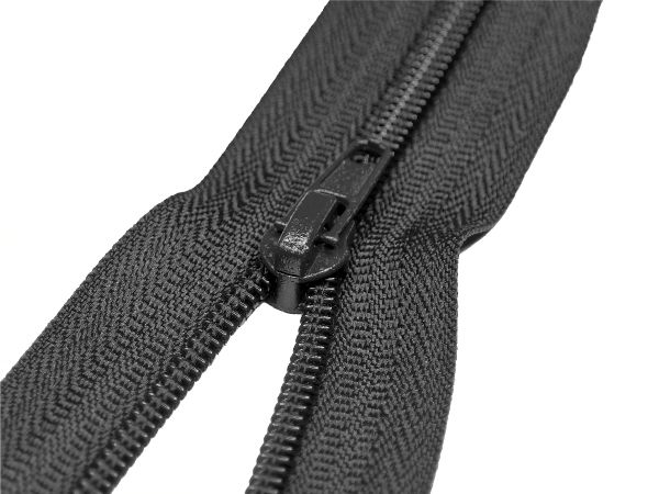 Молния спираль (витая) (цв.SBS) брючная Т4 (4 мм) 1 зам., н/раз., 20 см, автомат, S-417 т.серый, 2500 шт