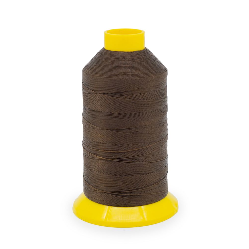 Нитки филаментные 420D/3, 1500 м, 100% п/э, Астра, 8108 т-коричневый