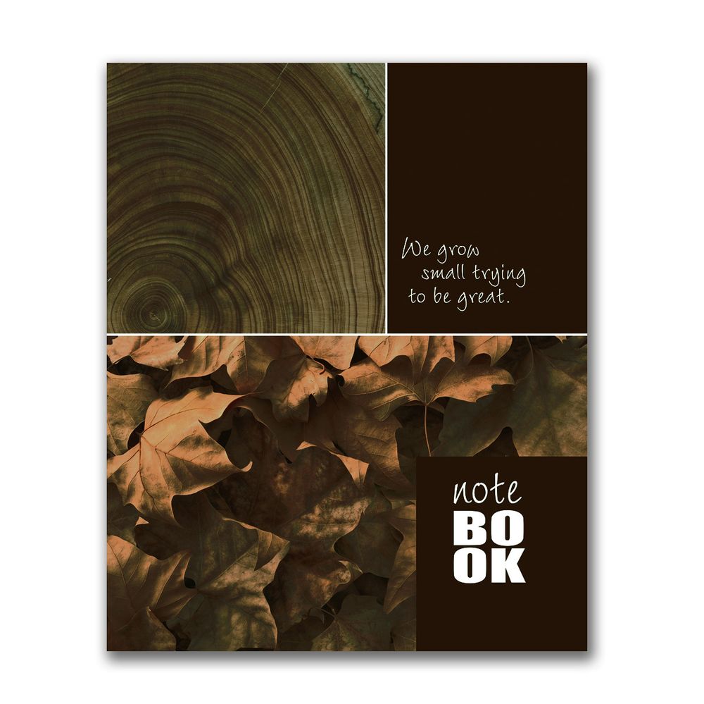 Бизнес-блокнот, матовая ламинация + выборочный лак, A5+ 80 л. 18 шт, клетка, Осенний марафон 000429, Светоч 80ББТ5_4_5_1