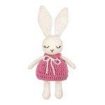 Набор для вязания игрушки Нежная зайка 21 см, Miadolla AMG-0105