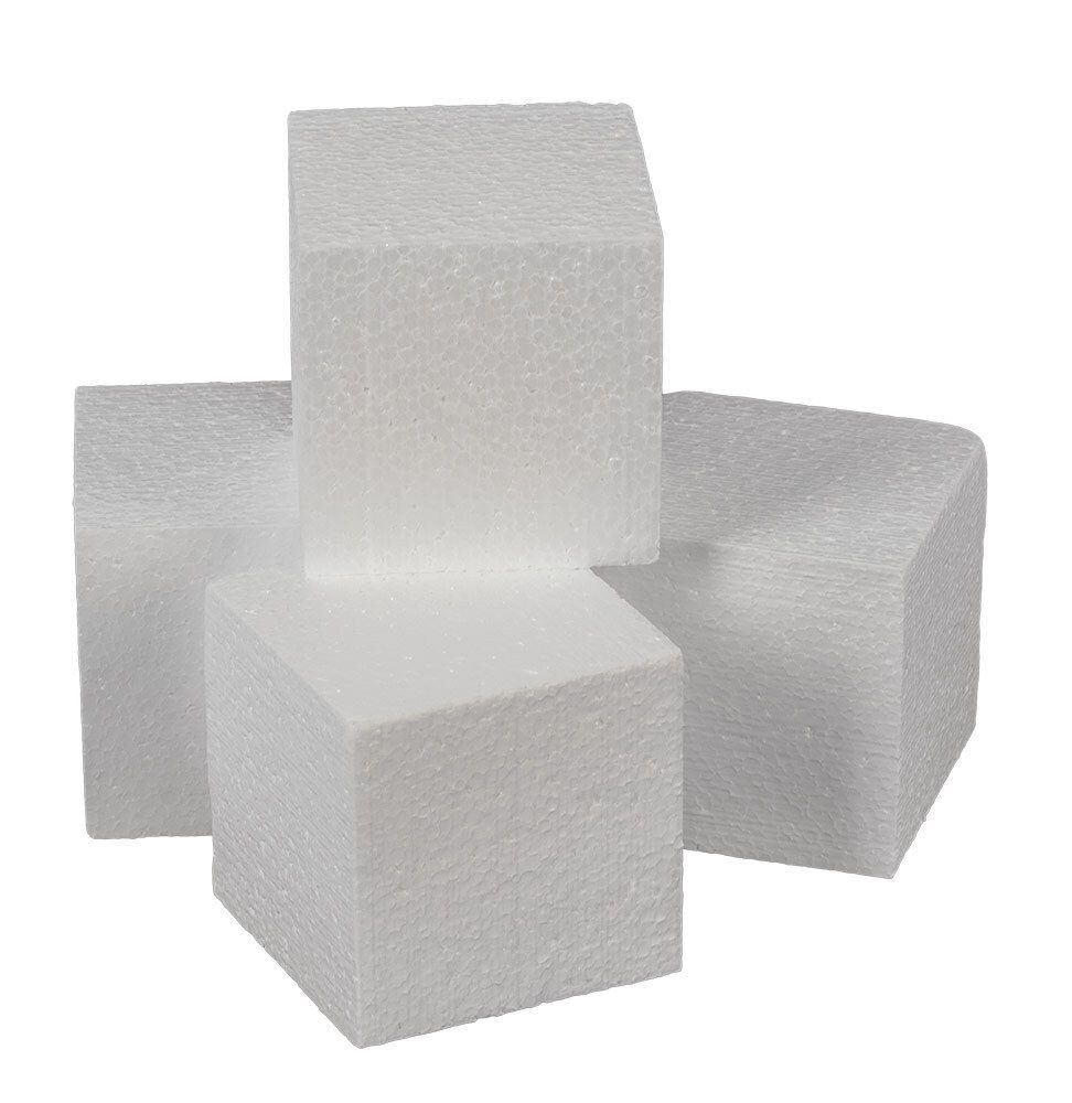 Заготовка из пенопласта Куб, 8 см, DPZ-51 Love2art