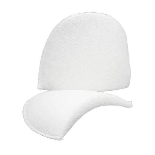 Плечевые накладки (подплечники) втачные 100х155х14 мм, белый, В-14/А, 1 пара