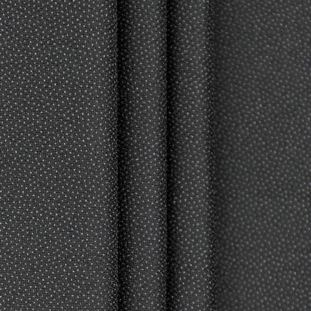 Дублерин биэластичный пальтово-костюмный 55 г/м², 150 см / 100 метров, черный, M-55