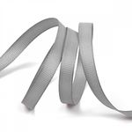 Лента репсовая (в рубчик) 10.0 мм цв. 012 серый уп.22.86м (±1м)