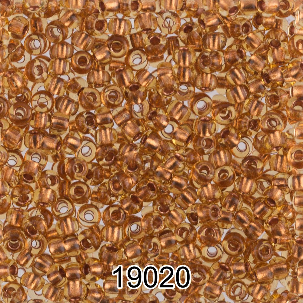 Бисер Preciosa круглый 10/0, 2.3 мм, 500 г, 19020 (Ф496) т.песочный