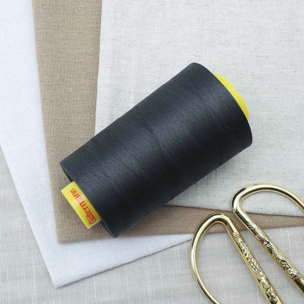 Нитка универсальная Gutermann Mara 120/2, 5000 м, 700185, 542 грозовой серый, 1 катушка