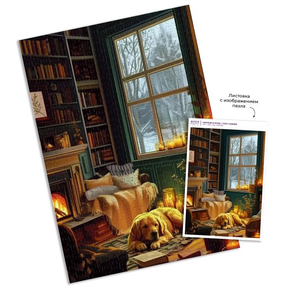 Пазл 1000 элементов, PZL-1000/68 Уютный уголок, Фрея