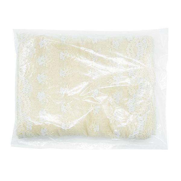 Кружево бельевое эластичное 260 мм / 10 м, бежевый