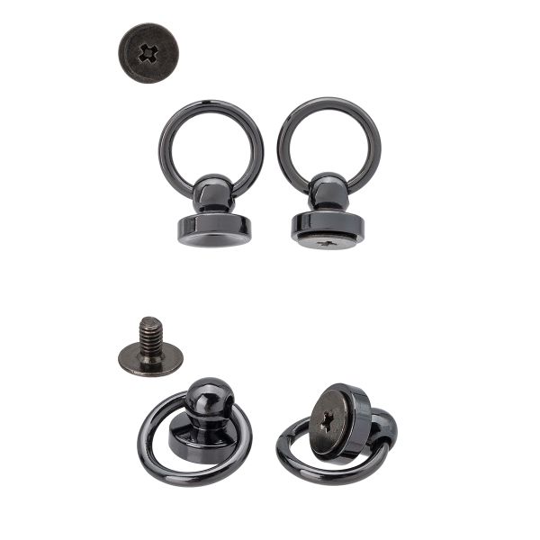 Ручкодержатель 19х14 мм, К 4008 никель полир, темный никель, ZM46, 10 шт