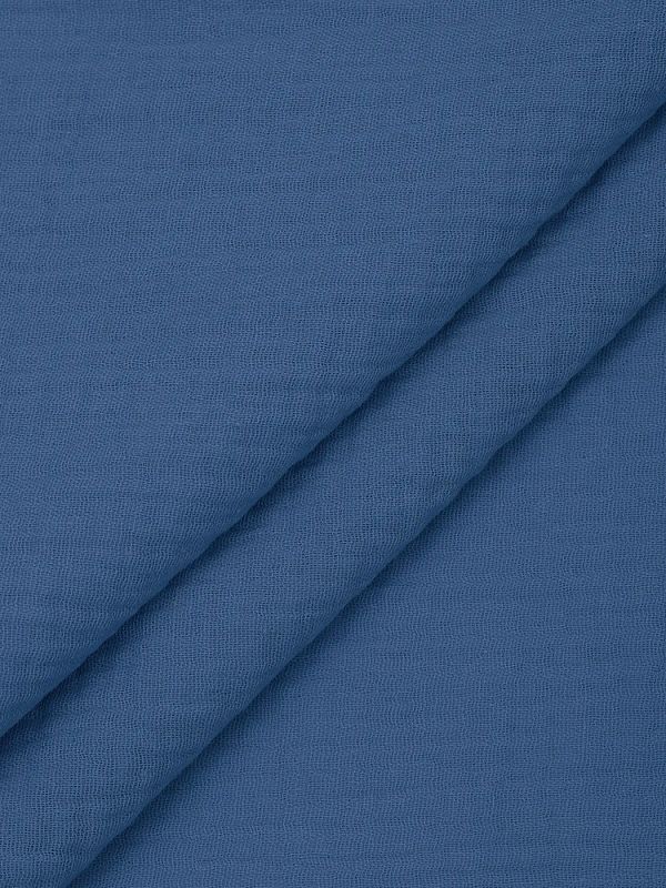 Муслин 125 г/м², 130 см / 2 метра, TBY.Mus.24723.55.2, цв.55 джинс