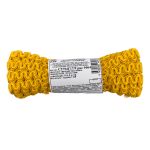 Тесьма декоративная 10 мм / 10 метров, метал. рис. 8657, желтый/ под золото, Blitz