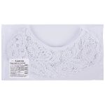 Пришивной кружевной воротник гипюр 10 см, 5 пар Турция, белый, Gamma VGM-27-03M