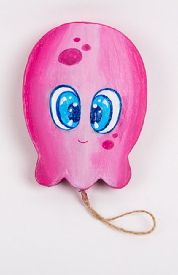 Заготовка из папье-маше Фигура, 7.5х10х1.3 см, 2 шт, PAM-042 Love2art