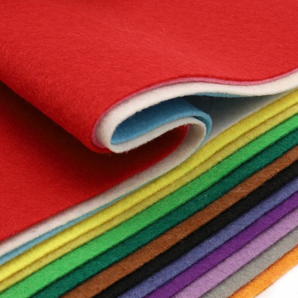 Фетр листовой мягкий ассорти 1.0 мм, 170гр, 20х30см, 16 штук, Astra&Craft (4)