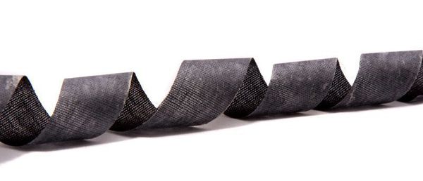 Усилитель для кожи 80 г/м², +5 г/м², бумага, 15 мм, сплошной клей PA, 30 м, черный, L3GE26, Danelli, OEKO-TEX®