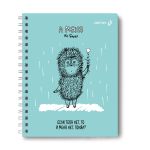 Тетрадь ученическая общая с двойной обложкой, (лицензия), A5 96 л. на гребне 65 г/м², белизна 100 %, 4 шт, клетка, 01208 Найти друга (Ёжик в тумане), Светоч Т117