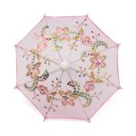 Зонтик 22см, розовый