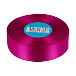 Лента атласная 1-сторонняя 25.0 мм / 33±2 метра, 027 св.лиловый, Gamma