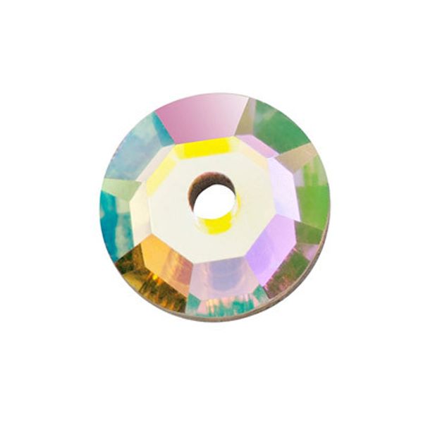 Стразы стекло 4 мм, 36 шт, перламутр (crystal AB), Zlatka ZSS-08