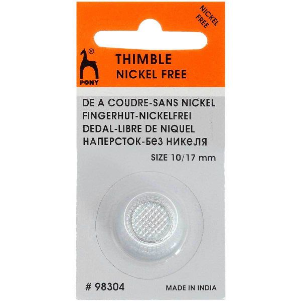 Напёрсток хромированный 17 мм, Pony