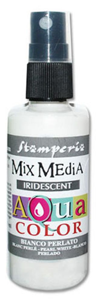 Краска - спрей Aquacolor Spray с переливчатым эффектом для техники Mix Media, 60 мл, Stamperia