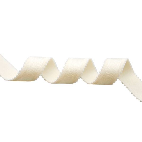 Резинка бельевая (бретелечная) атласная 16.0 мм / 25 метров, сливочный