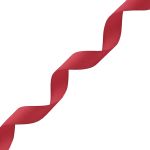 Лента репсовая (в рубчик) 20.0 мм, 028 т.красный, уп.18,28 м