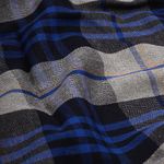 Фланель рубашечная 150 г/м², 150 см / 2 метра, TBY.Fl.T390.2, цв.390 синий