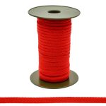 Тесьма (лента) киперная (100 х/б) 13 мм / 50 метров, красный