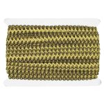 Тесьма 20 мм / 25 метров, 05 черн. /золото, 23-2508