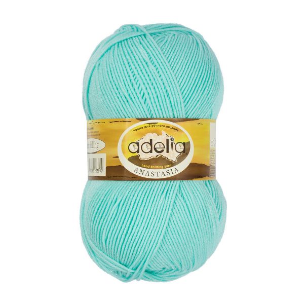 Пряжа Adelia Anastasia / уп.5 мот. по 100 г, 330м, 17 мятный