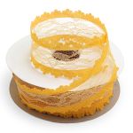 Тесьма отделочная ажурная 50 мм, 25 м, (04 желтый)