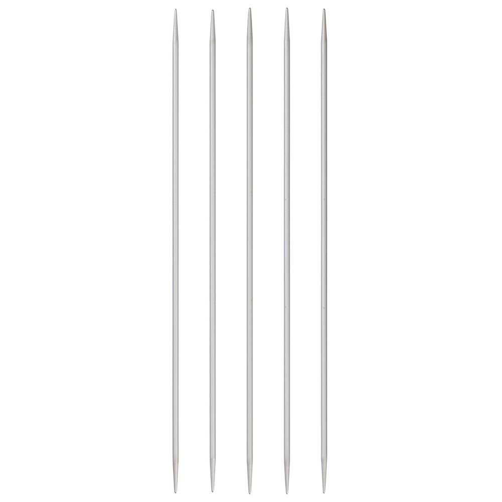 Спицы чулочные ⌀2.5 мм, 20 см, 5 шт, с острием на обоих концах, Prym 191488