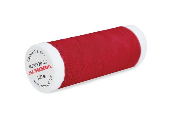 Нитки вышивальные матовые Aurora №120, 300 м, цв. MT1037, 5 катушек