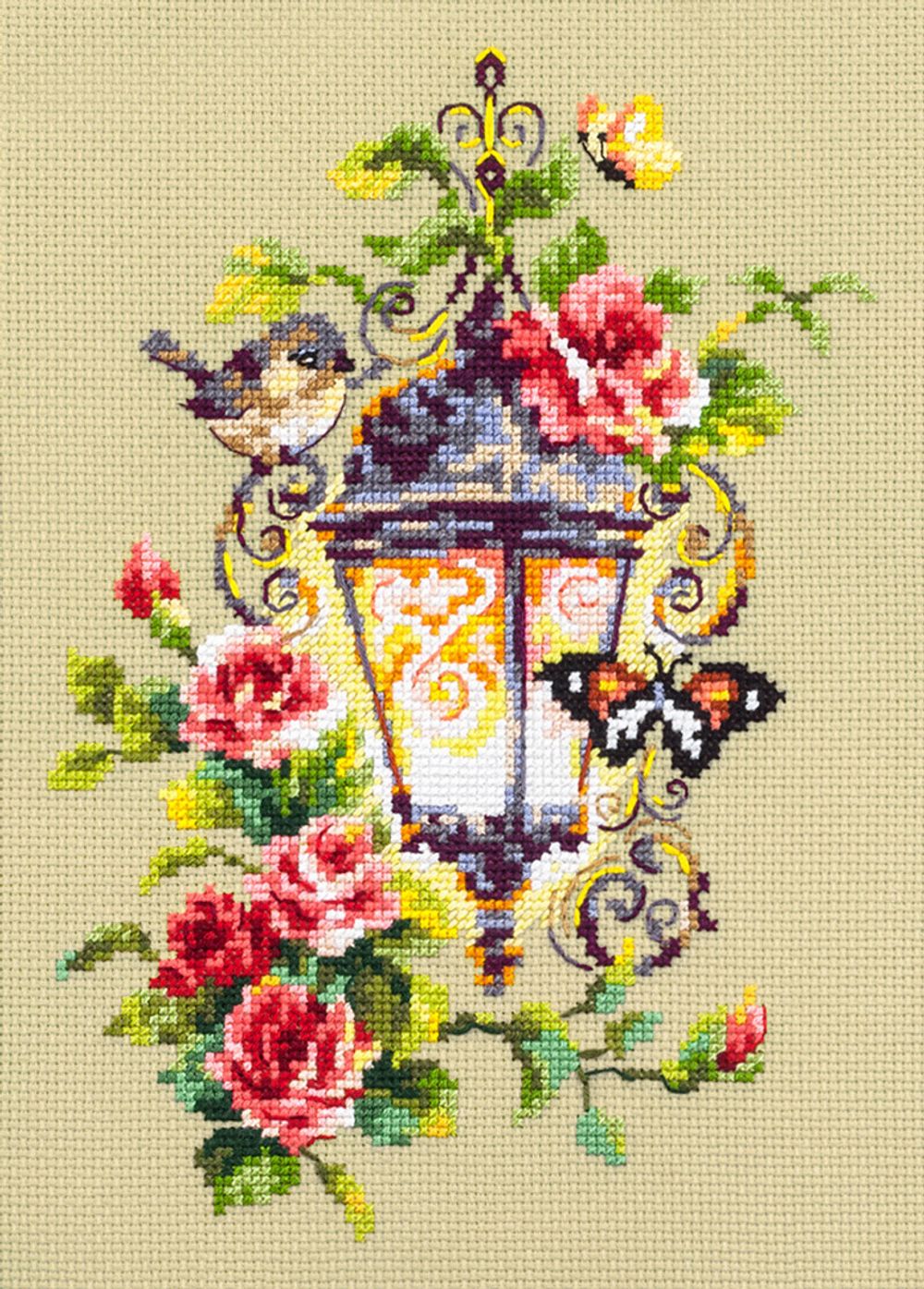 Набор для вышивания нитками Чудесная игла, Свет вдохновения, 17х23 см