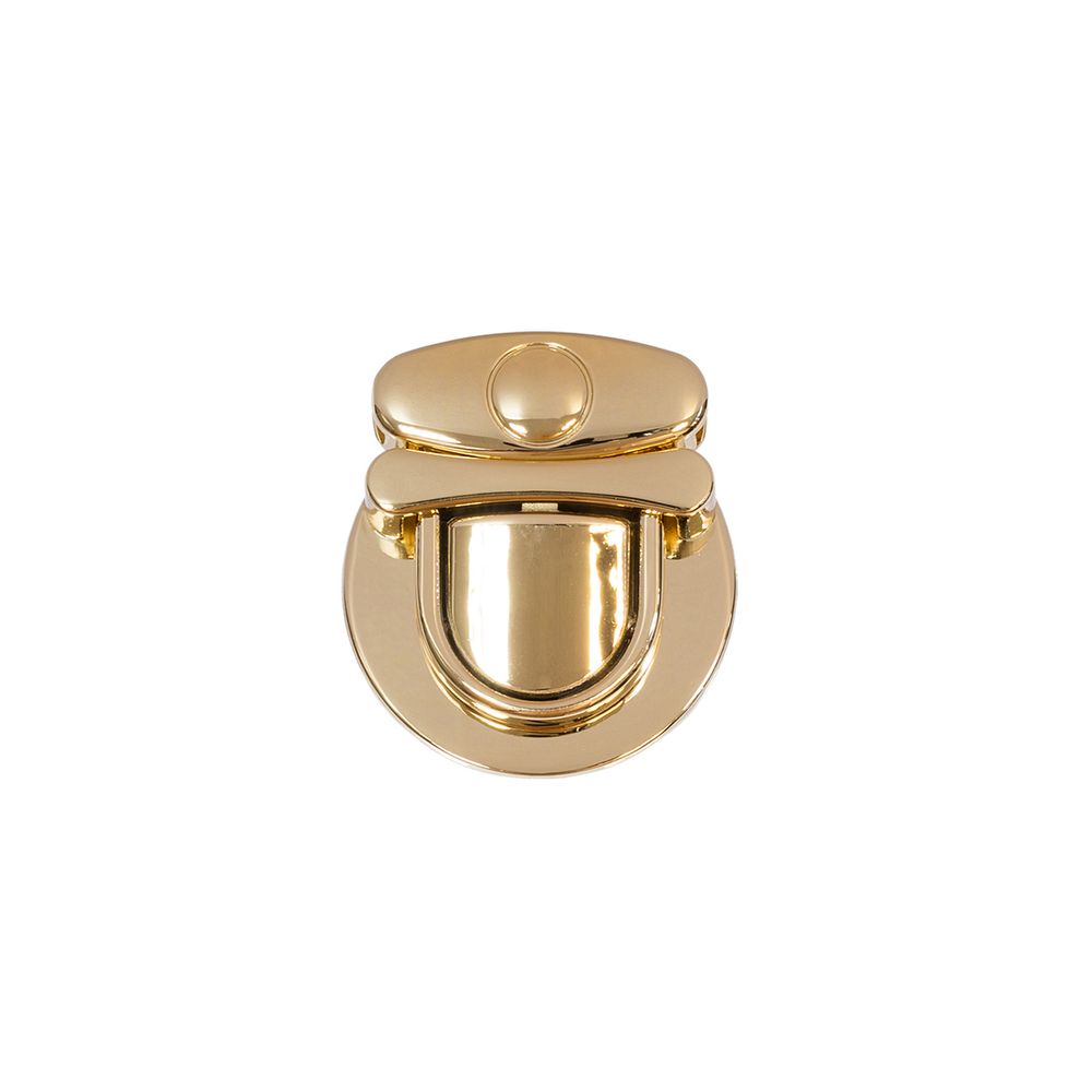 Замок для сумки 40х35 мм, 5 шт, золото, Gamma LBZ-9G