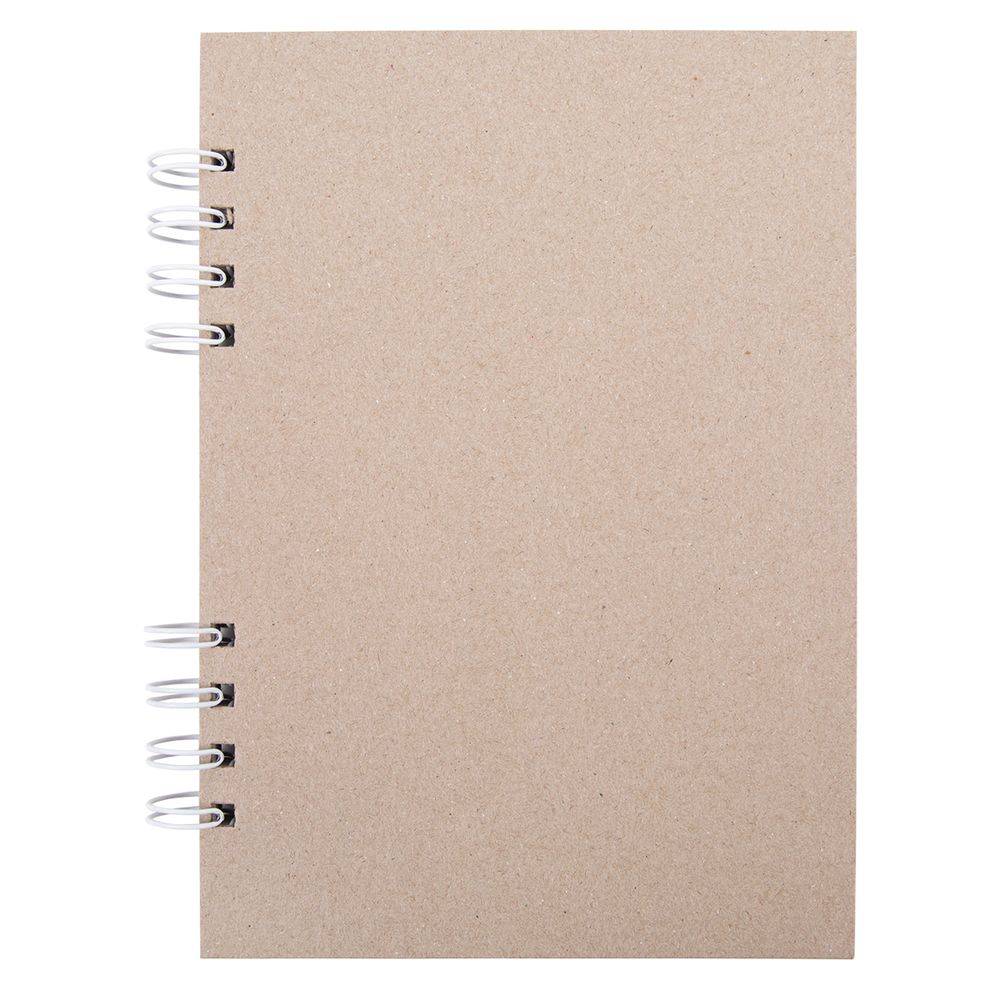 Заготовка для альбома (на пружинке) 1250 г/м², A5 19.8х14 см, 6 л, 02 Белая пружина, Mr.Painter ZKL-06