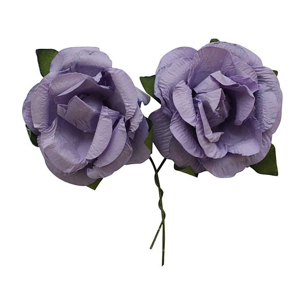 Цветы искусственные декоративные 4,3х2см, 6 шт, Астра, E11 светло-фиолетовый