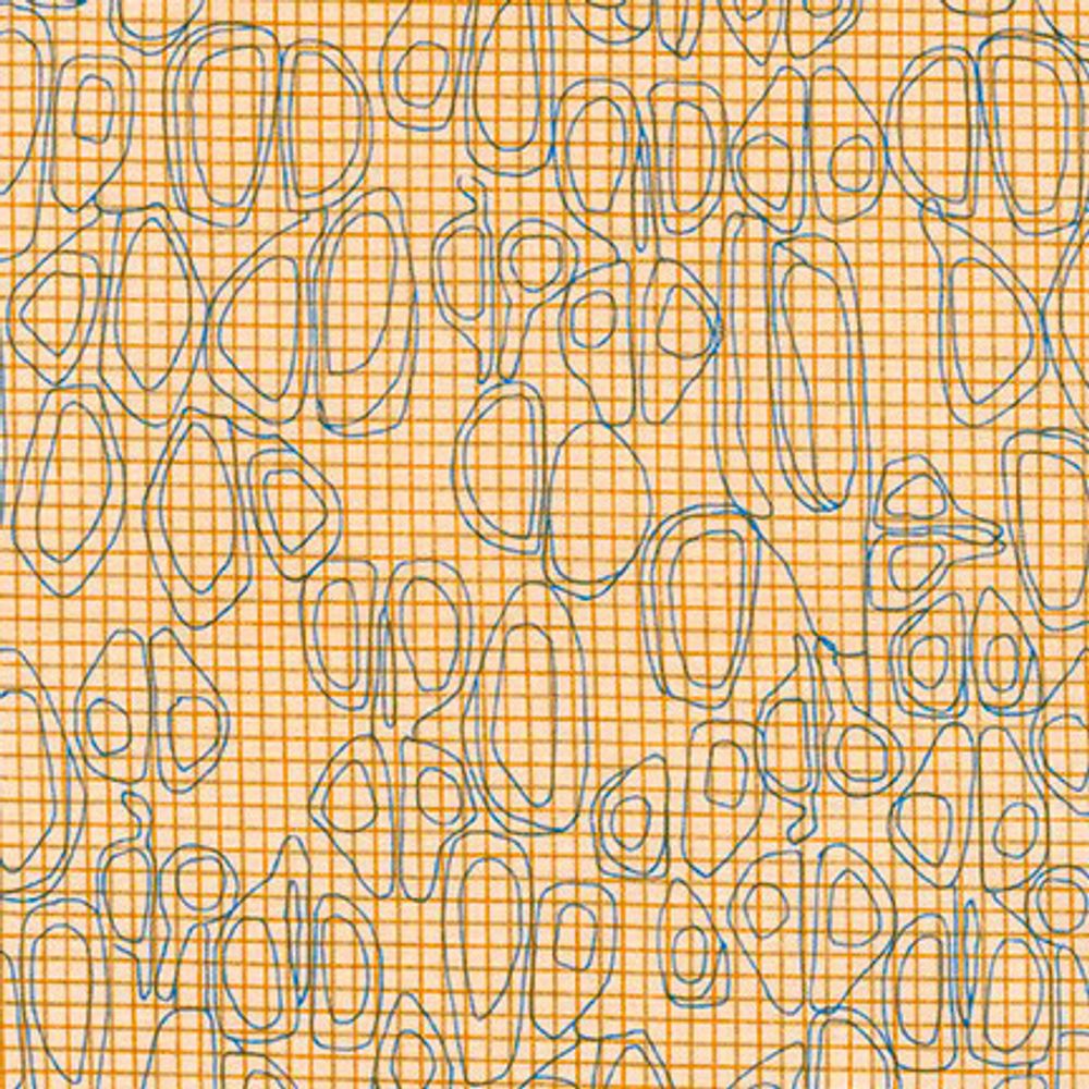Ткань для пэчворка Peppy Kept, отрез 50х55 см, 122 г/м², AFR-20135-362 ICE PEACH, Robert Kaufman