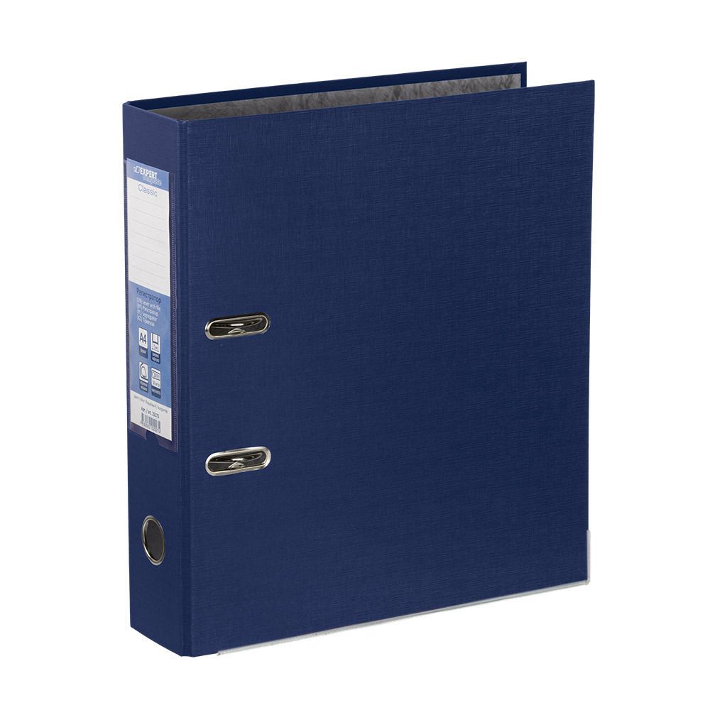 Регистратор PVC, мет.уг. 80 мм, 10 шт, Premier A4 арочный механизм, синий EC1032225, Expert Complete