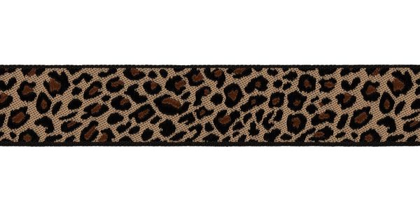 Лента (тесьма) жаккардовая 35.0 мм / 10±0.5 метров, коричневый, Gamma TRJ-96