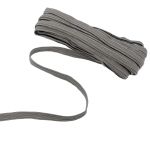 Резинка бельевая (стандартная) 10.0 мм, / 15х10 м плетеная, серый/ grey, Gamma С 3337